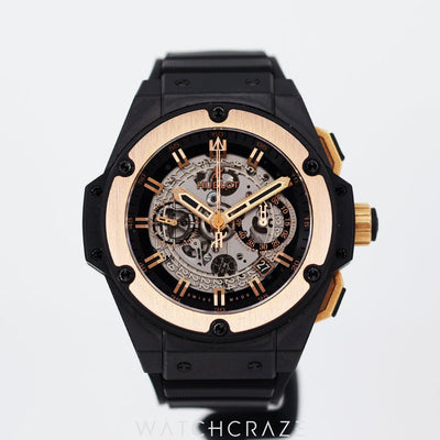 2015 HUBLOT KING POWER UNICE SKELETON CHRONOGRAPH 48MM 701.CO.0180.RX