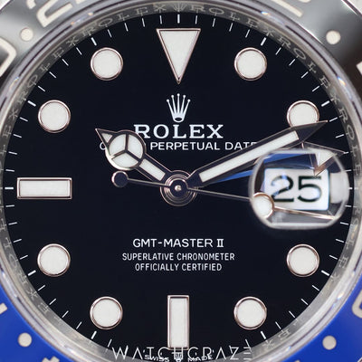 2023 ROLEX GMT MASTER II "BATGIRL" 40MM 126710BLNR