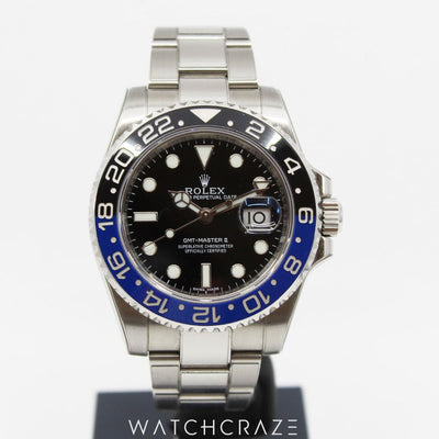2015 ROLEX GMT-MASTER II "BATMAN" 40MM 116710BLNR