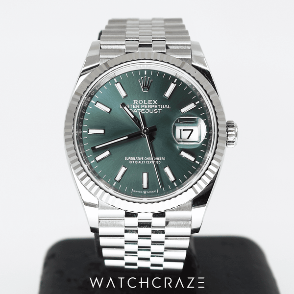Green dial 2025 rolex datejust