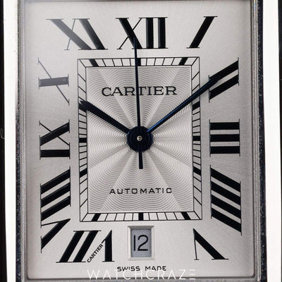 2022 CARTIER TANK MUST XL WHITE DIAL STEEL WSTA0040