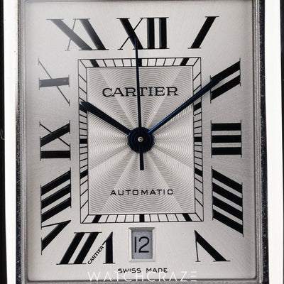 2022 CARTIER TANK MUST XL WHITE DIAL STEEL WSTA0040