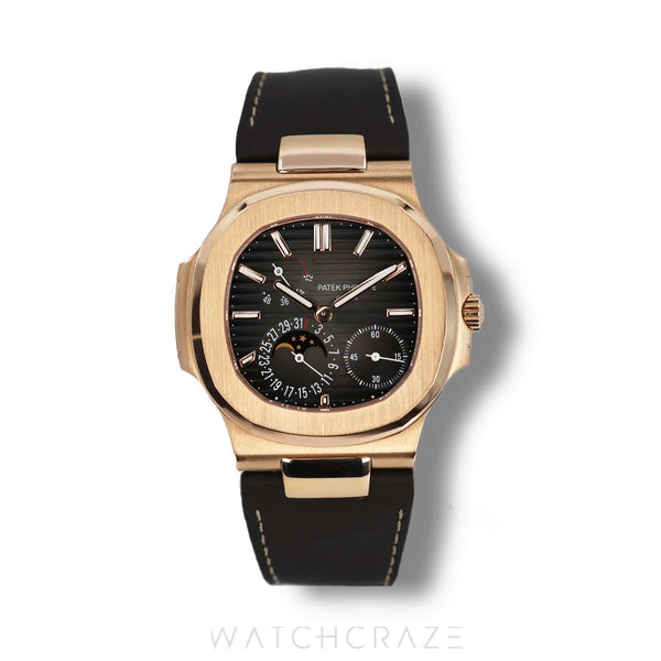 2023 PATEK PHILIPPE NAUTILUS MOONPHASE 40MM 5712R 001 WATCHCRAZE