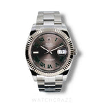 2025 ROLEX DATEJUST WIMBLEDON DIAL FLUTED BEZEL OYSTER BRACELET 41MM 126334