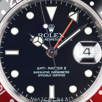 2007 ROLEX GMT MASTER II "COKE" 40MM 16710