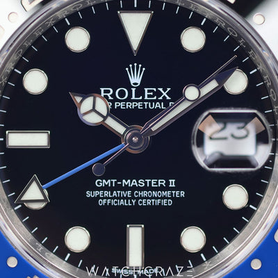 2014 ROLEX GMT-MASTER II "BATMAN" 40MM 116710BLNR