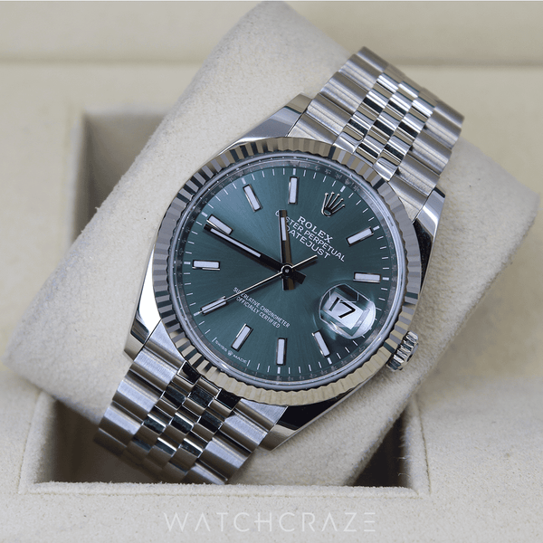 Green datejust on sale