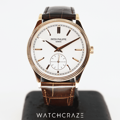 2023 PATEK PHILIPPE CALATRAVA ROSE GOLD 39MM 6119R-001