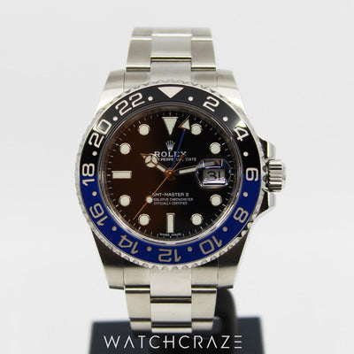 2018 ROLEX GMT-MASTER II "BATMAN" 40MM 116710BLNR