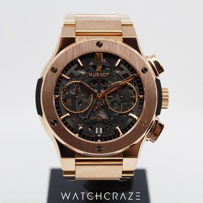 2019 HUBLOT CLASSIC FUSION AEROFUSION KING GOLD 45MM 528.OX.0180.OX