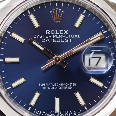 2023 ROLEX DATEJUST BLUE DIAL 36MM 126200