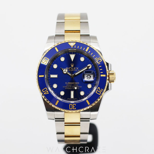 2020 ROLEX SUBMARINER DATE TWOTONE “BLUESY” 40MM 116613LB