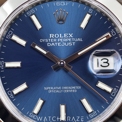 2024 ROLEX DATEJUST BLUE DIAL 41MM 126300