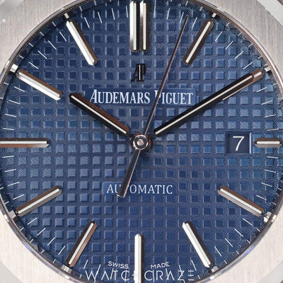 2013 AUDEMARS PIGUET ROYAL OAK BLUE DIAL 41MM 15400ST.OO.1220ST.03 FACTORY SERVICED 2023