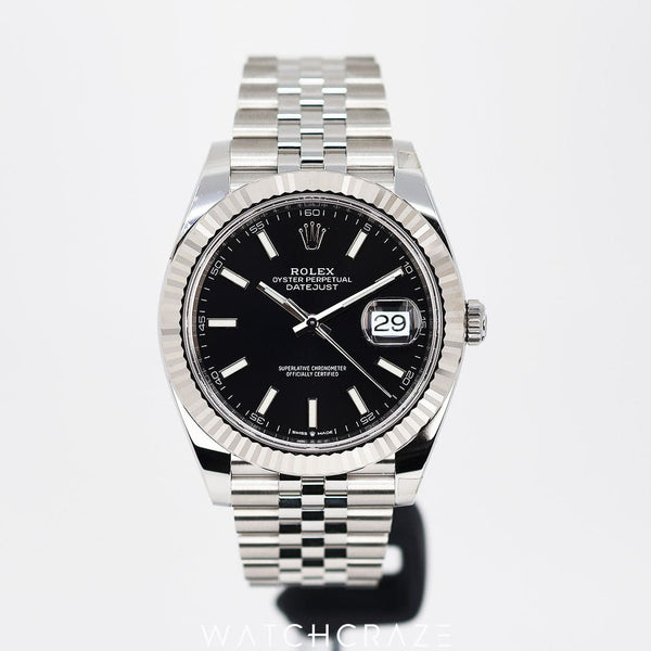 2024 ROLEX DATEJUST BLACK DIAL 41MM 126334 - Main Image