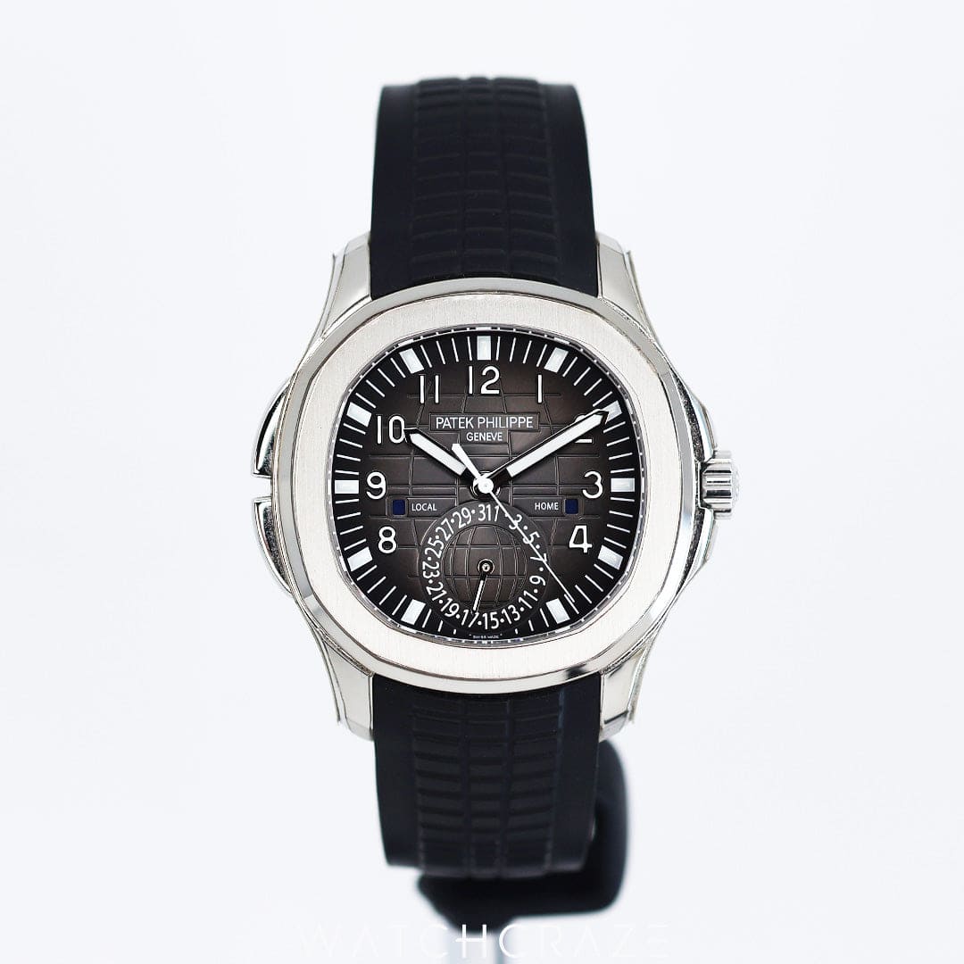 2022 PATEK PHILIPPE AQUANAUT TRAVEL TIME 40MM 5164A WATCHCRAZE