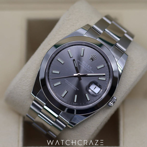 Rhodium rolex online datejust