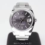 2021 ROLEX DATEJUST 41 SLATE DIAL  41MM 126300