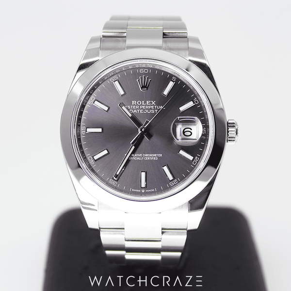 2021 ROLEX DATEJUST 41 SLATE DIAL  41MM 126300