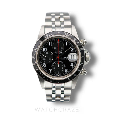 2009 TUDOR PRINCE DATE CHRONOGRAPH BLACK DIAL 40MM 79260