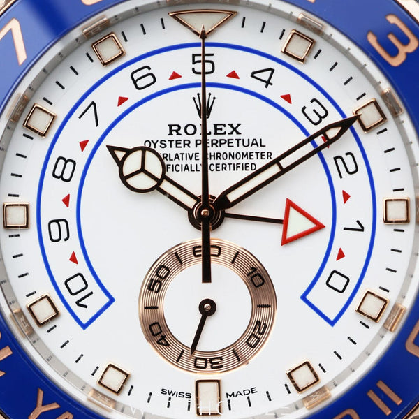 2022 ROLEX YACHTMASTER II TWO TONE ROSE GOLD AND STEEL 44MM 116681