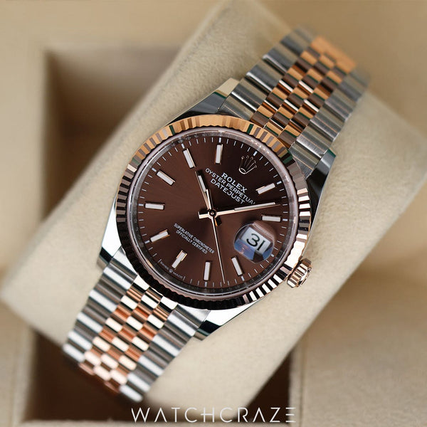 2024 ROLEX DATEJUST CHOCOLATE DIAL 36MM 126231 2024-rolex-datejust-chocolate-dial-36mm-126231