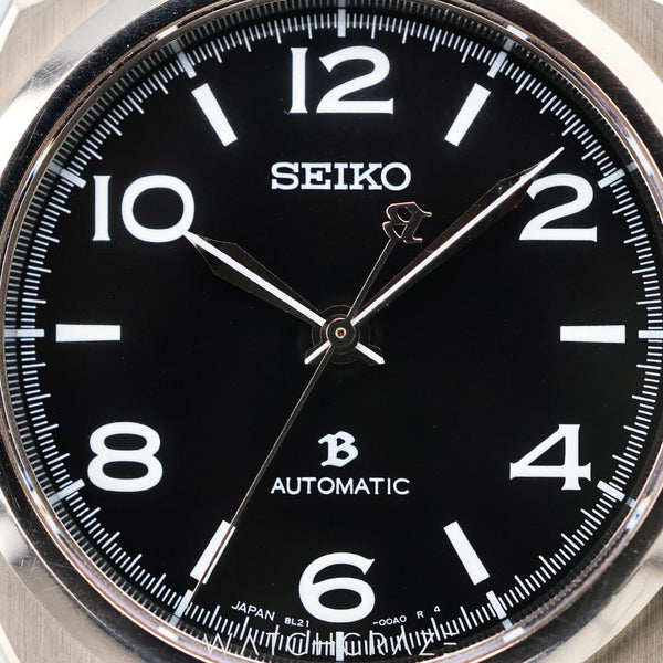 SEIKO BRIGHTS BLACK ENAMEL DIAL 38MM SAGL003