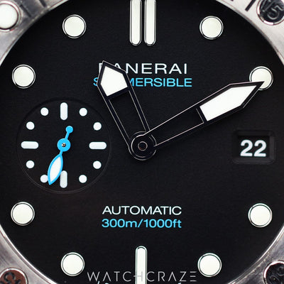 2023 PANERAI SUBMERDIBLE QUARANTAQUATTRO BLACK DIAL 44MM PAM01229
