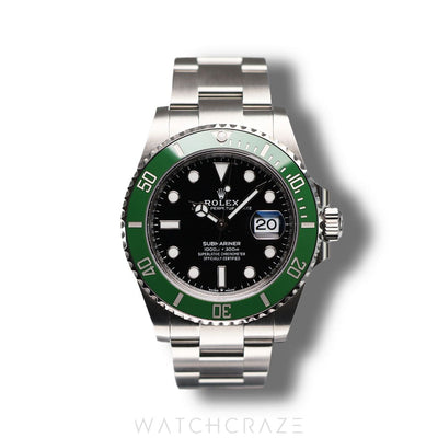 2023 ROLEX SUBMARINER DATE GREEN BEZEL “STARBUCKS” 41MM 126610LV
