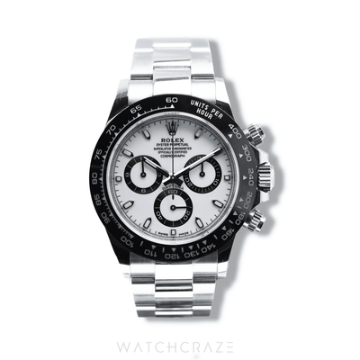 2020 ROLEX COSMOGRAPH DAYTONA WHITE DIAL PANDA 40MM 116500LN