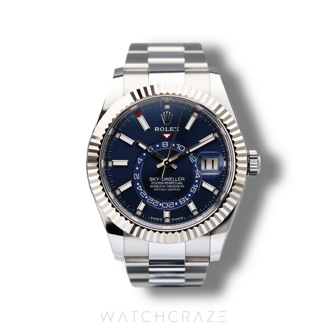 2024 ROLEX SKY-DWELLER BLUE DIAL 42MM 336934 WATCHCRAZE