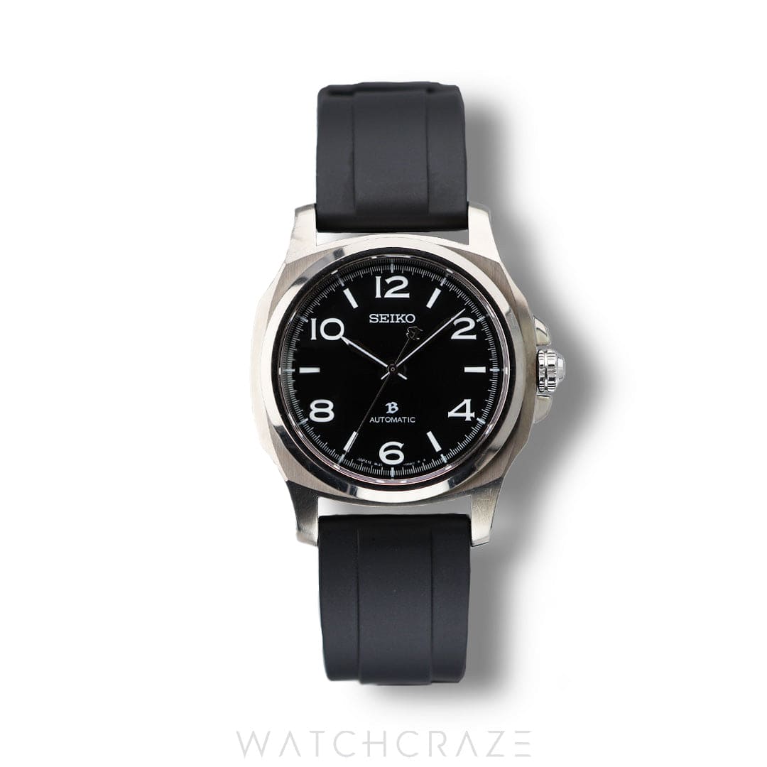 SEIKO BRIGHTS BLACK ENAMEL DIAL 38MM SAGL003