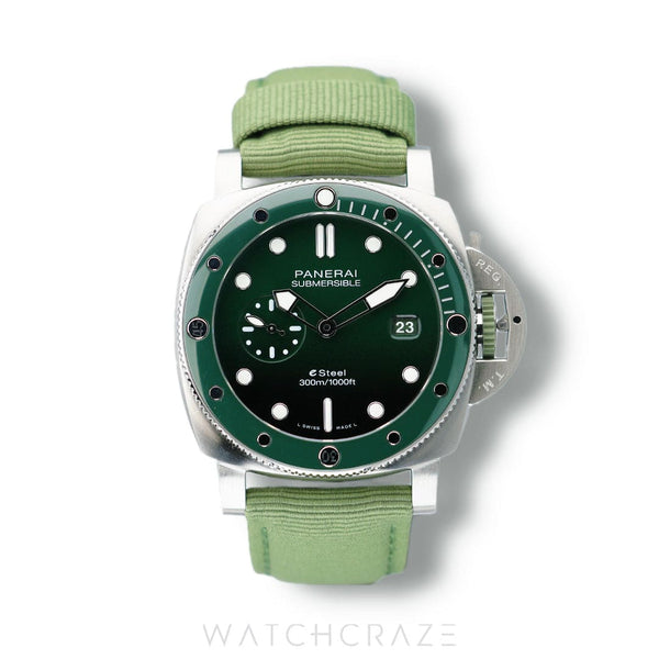 2022 PANERAI SUBMERSIBLE QUARANTAQUATTRO VERDE SMERALDO 44MM PAM01287
