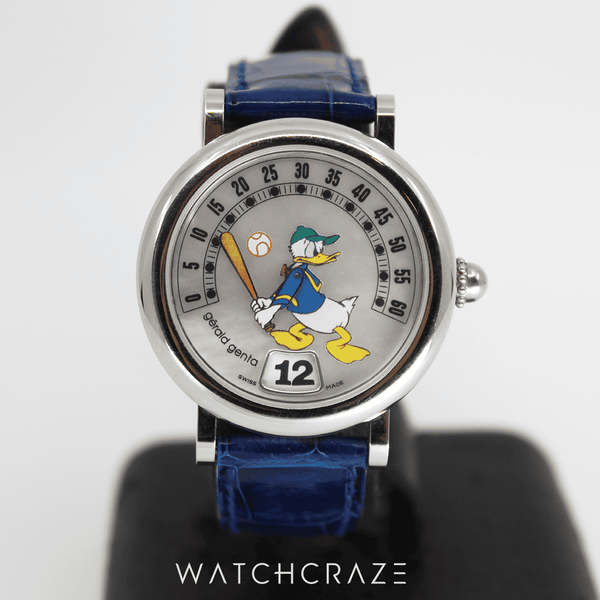 CIRCA 2001 G RALD GENTA FANTASY RETRO DONALD DUCK 34MM G3612