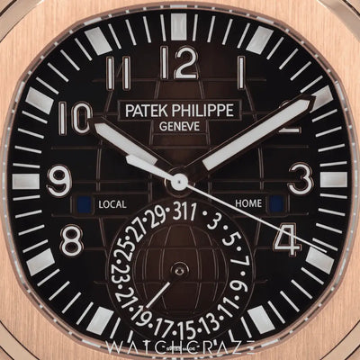 2018 PATEK PHILIPPE AQUANAUT TRAVEL TIME 40MM 5164R-001