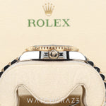 2023 ROLEX GMT-MASTER II TWO TONE YELLOW GOLD AND STEEL BLACK DIAL 40MM 126713GRNR