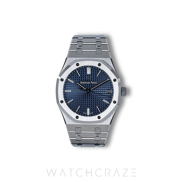 2021 AUDEMARS PIGUET ROYAL OAK SELF-WINDING BLUE DIAL 41MM 15500ST.OO.1220ST.01