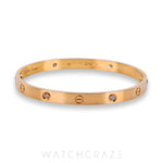 2022 CARTIER LOVE BRACELET YELLOW GOLD SIZE 20 CRB6035920