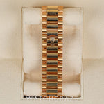 2023 ROLEX DAY-DATE YELLOW GOLD OYNX DIAL DIAMOND MARKERS 40MM 228238 DAYDATE