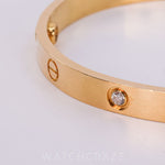 2022 CARTIER LOVE BRACELET YELLOW GOLD SIZE 20 CRB6035920