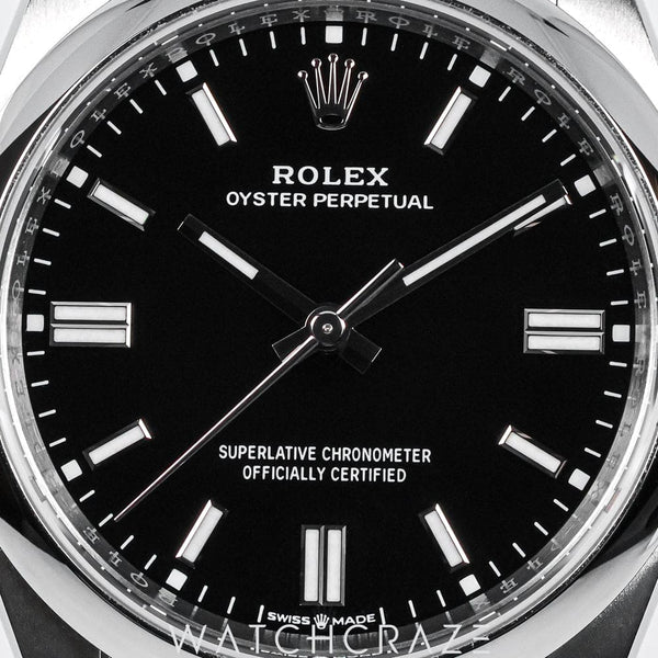 2025 ROLEX OYSTER PERPETUAL BLACK DIAL 36MM 126000