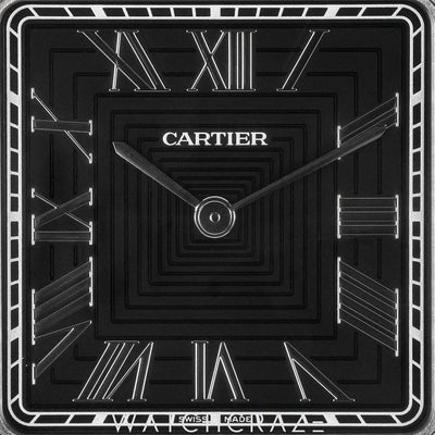2026 CARTIER SANTUS DUMONT LARGE BLACK LACQURE WSSA0046