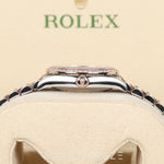 2023 ROLEX DATEJUST TWO TONE ROSE GOLD STEEL DIAMOND BEZEL 31MM 278381RBR