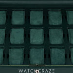 WOLF BRITISH RACING 15 PIECE WATCH BOX GREEN 793241