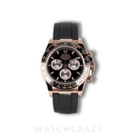 2023 ROLEX COSMOGRAPH DAYTONA EVEROSE GOLD BLACK DIAL 40MM 126515LN
