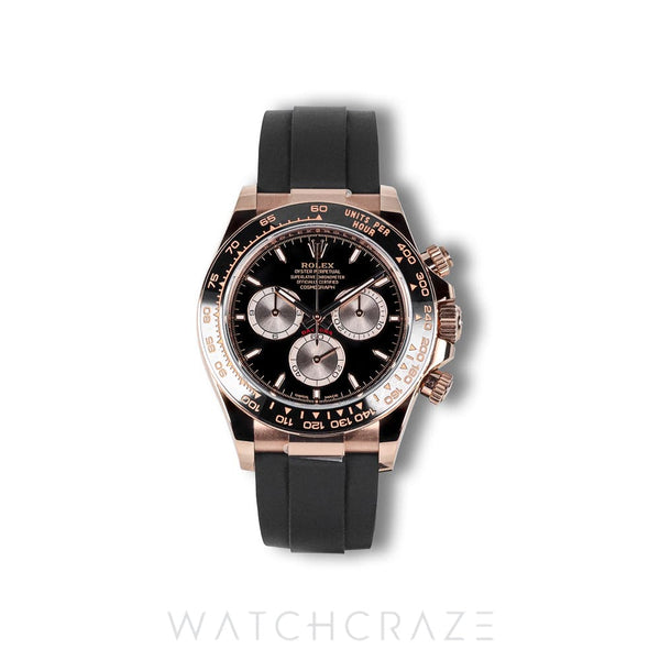 2023 ROLEX COSMOGRAPH DAYTONA EVEROSE GOLD BLACK DIAL 40MM 126515LN