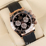 2023 ROLEX COSMOGRAPH DAYTONA EVEROSE GOLD BLACK DIAL 40MM 126515LN