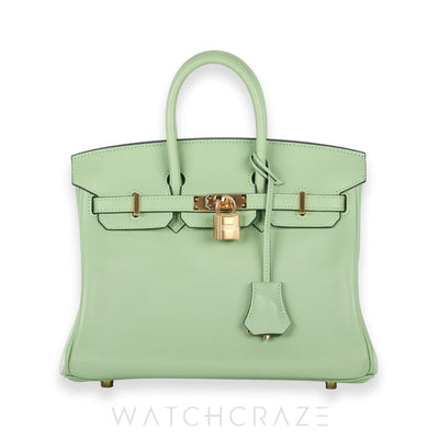 HERMES BIRKIN 25 VERT CRIQUET