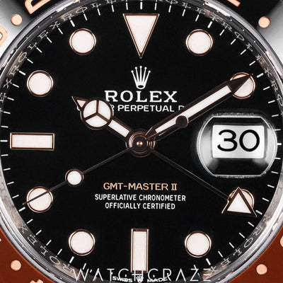 2025 ROLEX GMT MASTER II ROOTBEER BLACK DIAL 40MM 126711CHNR