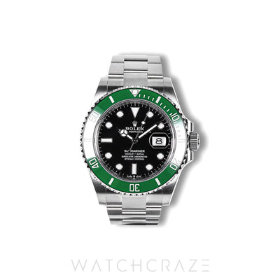 2026 ROLEX SUBMARINER DATE GREEN BEZEL BLACK DIAL "STARBUCKS" 41MM 126610LV